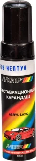 Реставрационный карандаш металлик Нептун Серебристо-тёмно-серо-синий для ВАЗ MOTIP 628