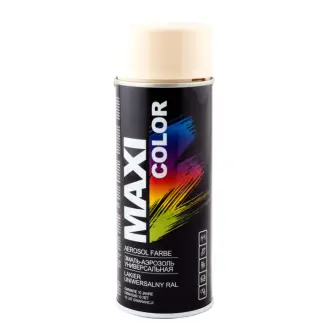 Емаль аерозольна універсальна декоративна RAL 1015 слонова кістка 400 мл MAXI COLOR MX1015