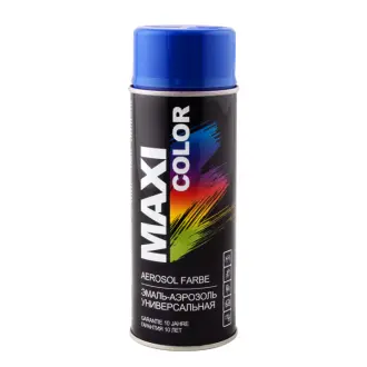 Емаль аерозольна універсальна декоративна RAL 5002 синя 400 мл MAXI COLOR MX5002