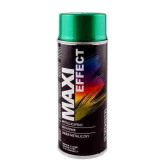 Емаль аерозольна з ефектом металік зелена 400 мл MAXI COLOR MX0024