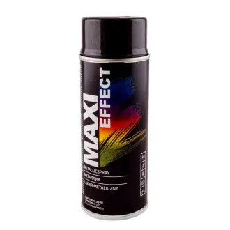 Емаль аерозольна з ефектом металік чорна 400 мл MAXI COLOR MX0025