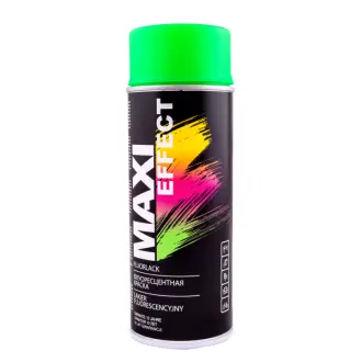 Емаль аерозольна флуоресцентна зелена 400 мл MAXI COLOR MX0019