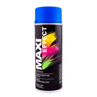 Емаль аерозольна флуоресцентна синя 400 мл MAXI COLOR MX0018