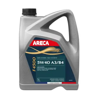 Моторное масло F4500 5W-40, 5 л ARECA 050909