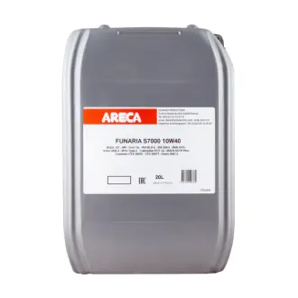 Моторна олива Funaria S7000 10W-40, 20 л ARECA 050678