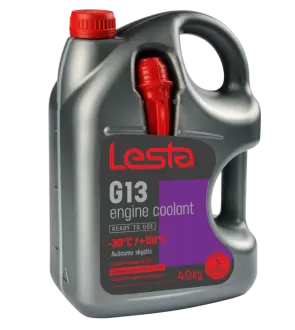 Готовый антифриз G13 фиолетовый -38 °C 4 л LESTA 391027_AS-A38-G13LESTA/4 (фото 1)