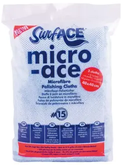 Микрофибра для авто Micro-ASE 40х40см универсальная 3шт/уп SURF-ACE 0225
