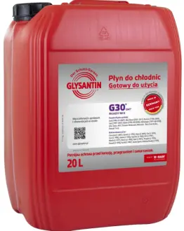 Готовый антифриз G30 G12 розовый 20 л GLYSANTIN GLY300169