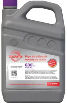 Готовый антифриз G30 G12 розовый 4 л GLYSANTIN GLY300152