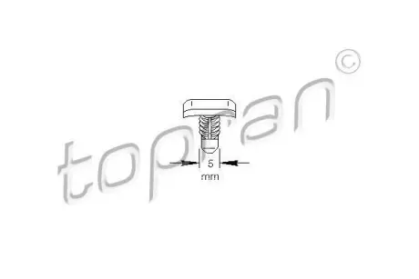 Пружинный зажим TOPRAN 103307