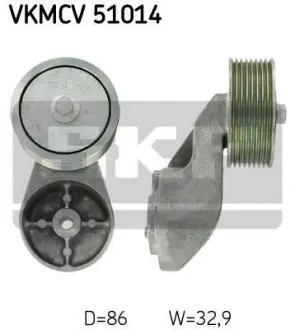 Паразитний / ведучий ролик, поліклиновий ремінь SKF VKMCV51014