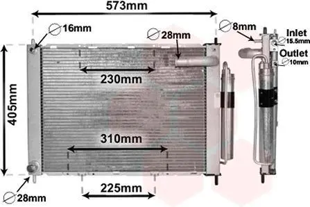 Теплообмінник VAN WEZEL 1300M370