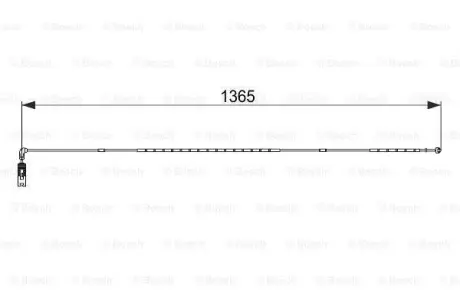 Датчик зносу гальмівних колодок задн BMW 3 (E46) 3.2 07.00-08.06 BOSCH 1987474583
