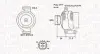 Генератор (12В, 100А) TOYOTA AURIS, AVENSIS, COROLLA, COROLLA VERSO, VERSO 2.0D/2.2D 07.05-10.18 MAGNETI MARELLI 063731965010 (фото 1)