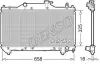 Радіатор двигуна (мкпп) TOYOTA AVENSIS, AVENSIS VERSO 1.6/1.8/2.0 07.00-11.09 DENSO DRM50131 (фото 1)