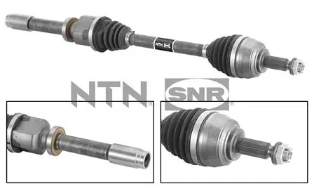 Привідний вал передн Прав 800/818мм RENAULT GRAND SCENIC II, MEGANE II, SCENIC II 1.9D 11.02- SNR NTN-SNR DK55220