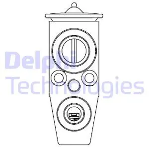 Розширювальний клапан кондиціонера DELPHI CB1008V
