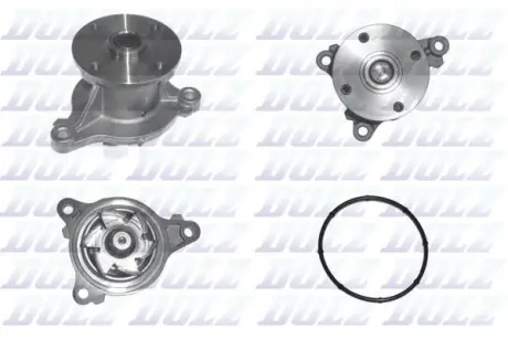 Насос охолоджуючої рідини, з ущільненням HYUNDAI ACCENT IV, ACCENT V, I20 ACTIVE, I20 II, I20 III, I30, SOLARIS 1.4/1.4LPG 11.10- DOLZ H242
