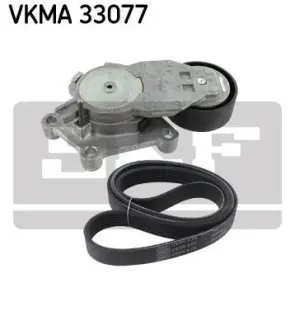 Комплект поликлинових ременів (з роликами) CITROEN C1, MAZDA 5, PEUGEOT 107, 208 II, TOYOTA AYGO 1.4D/1.6D 06.05- SKF VKMA33077