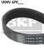 Поліклиновий ремінь (6PK2290) AUDI A6 C7, A7, MAZDA 3, 6, CX-7 2.0-2.8 06.06-09.18 SKF VKMV6PK2290 (фото 1)