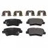 Комплект гальмівних колодок задн, HYUNDAI ACCENT V, GETZ, I10 II, I10 III, I20 ACTIVE, I20 II, I20 III, I30, IONIQ, KONA, KONA/SUV, SOLARIS, TUCSON, TUCSON/SUV, KIA CEED, NIRO 1.0-Electric 08.05- FEBI 116378 (фото 1)