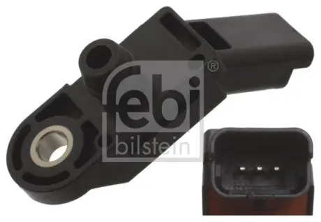 Датчик тиску у впускному колекторі (3 pin) CITROEN C4, C4 I, C5 I, C5 II, C5 III, C6, C8, XSARA, XSARA PICASSO, FIAT ULYSSE, LANCIA PHEDRA, PEUGEOT 106 II, 307, 407, 607, 807 1.6-3.0 05.96- FEBI 45936