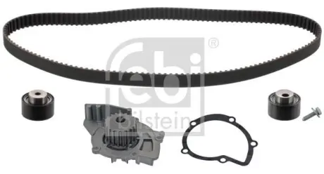 Комплект ГРМ (ремінь + помпа) CITROEN C5 I, C5 II, C5 I/KOMBI, C8, FIAT ULYSSE, LANCIA PHEDRA, PEUGEOT 406, 607, 807 2.2D 02.00- FEBI 45108