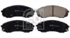 Комплект гальмівних колодок передн, HYUNDAI H-1 / STAREX, H-1 CARGO, H-1 TRAVEL, KIA CARNIVAL III 2.2D-2.9D 04.06- FEBI 170293 (фото 1)