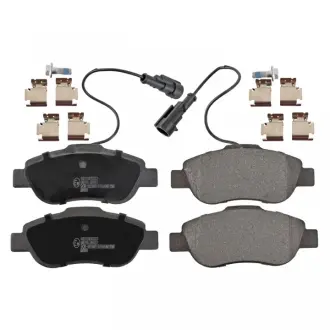 Комплект гальмівних колодок передн, FIAT 500, 500 C, PANDA, PANDA/HATCHBACK, FORD KA 1.2-1.4CNG 09.03- FEBI 116343
