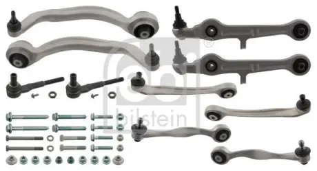 Комплект передніх важелів задн/передн AUDI A4 B7, A6 C6, SEAT EXEO, EXEO ST 1.6-4.2 07.04-05.13 FEBI 39402