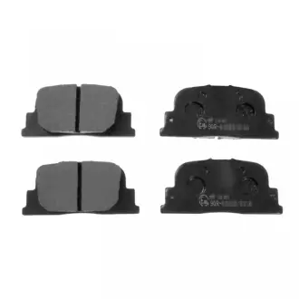 Комплект гальмівних колодок задн, TOYOTA CALDINA, CAMRY, PRIUS 1.5H-3.0 08.96-12.09 FEBI 116356