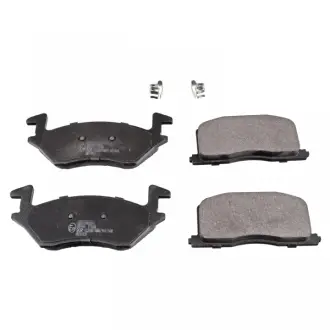 Комплект гальмівних колодок передн, TOYOTA STARLET 1.0/1.3/1.5D 12.89-07.99 FEBI 116393