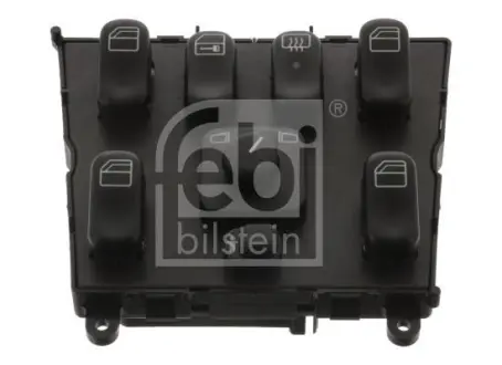 Кнопка піднімання вікна середн Лів MERCEDES M (W163) 2.3-5.4 02.98-06.05 FEBI 44735