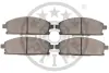Гальмівні колодки дискові OPTIMAL BP-12125 (фото 2)