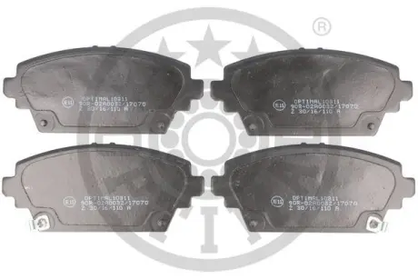 Гальмівні колодки дискові OPTIMAL BP-10311
