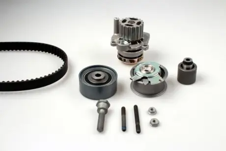Комплект ГРМ (ремінь + ролик + водяний насос) AUDI A4 B7, SEAT LEON, SKODA OCTAVIA II, SUPERB II, VW GOLF V, JETTA III, PASSAT B6 2.0D 02.04-05.15 HEPU PK05697