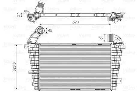 Інтеркулер VALEO 818328