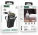 Повербанк 30000 mAh, 4 USB виходи, заряд через MicroUSB/Type-C/iPhone, індикатор заряду, чорний AVANTIS A388 (фото 3)