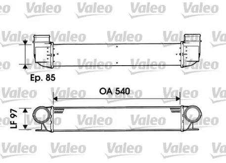 Інтеркулер VALEO 817877