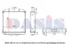 Радіатор двигуна AKS DASIS 440522N (фото 1)