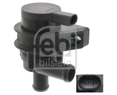 Додатковий водяний насос (електричний) AUDI A3, Q3, TT, SEAT ALHAMBRA, ALTEA, ALTEA XL, LEON, TOLEDO III, SKODA OCTAVIA II, SUPERB II, YETI, VW BEETLE, CC B7, EOS, GOLF V 1.8/2.0 09.04-10.18 FEBI 49834