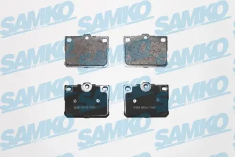Гальмівні колодки, дискове гальмо (набір) SAMKO 5SP169