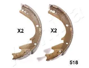 Гальмівні колодки (набір) ASHIKA 5505518