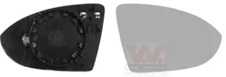 Корпус дзеркала VAN WEZEL 5766838