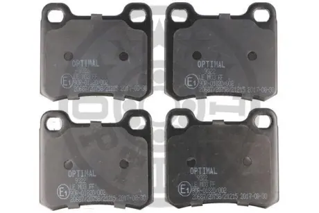 Колодки гальмівні (задні) MB 190 (W201) 82-93 (ATE) OPTIMAL BP09322