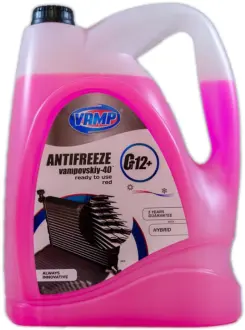 Охлаждающая жидкость 10 л красный -30°С Антифриз ВАМП Ct12+ VAMP 11467