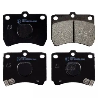 Комплект гальмівних колодок передн, KIA PRIDE, MAZDA 121 I 1.1/1.3 10.87-09.01 FEBI 170270