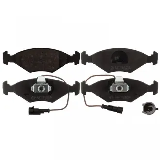 Комплект гальмівних колодок передн, FIAT PALIO 1.2/1.7D 04.96-10.04 FEBI 116052