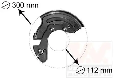 Накладка VAN WEZEL 0323371