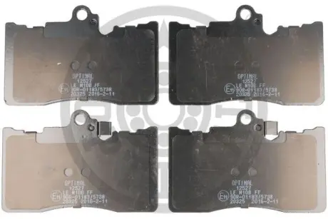 Гальмівні колодки дискові OPTIMAL BP-12527